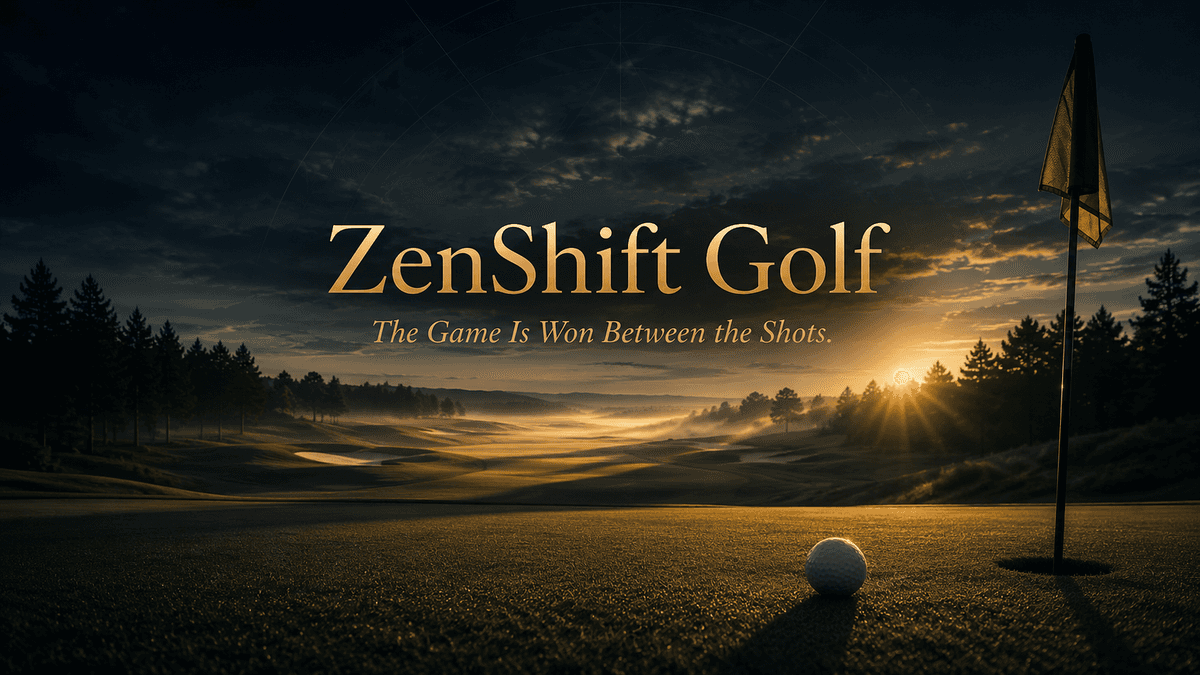ZenShift Golf portal hero artwork